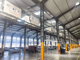機(jī)械設(shè)備廠車間降溫案例 機(jī)械設(shè)備廠車間降溫案例