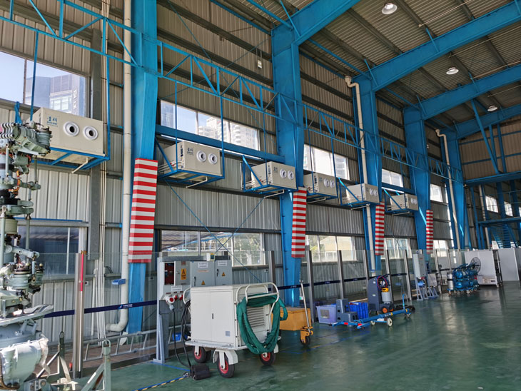 飛機(jī)維修倉(cāng)庫(kù)降溫安裝蒸發(fā)冷省電空調(diào)-臥式射流機(jī)SYW-SL-25 飛機(jī)維修倉(cāng)庫(kù)降溫安裝蒸發(fā)冷省電空調(diào)-臥式射流機(jī)SYW-SL-25