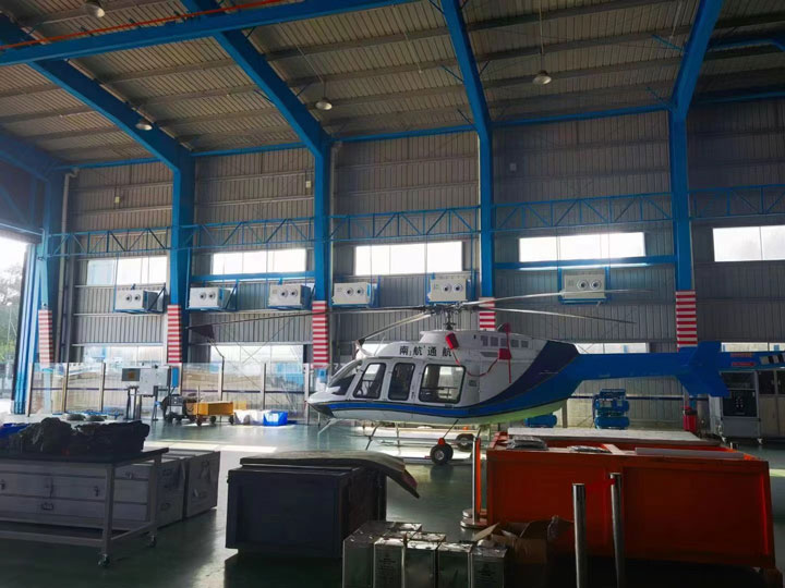 飛機(jī)維修倉(cāng)庫(kù)降溫安裝蒸發(fā)冷省電空調(diào)-臥式射流機(jī)SYW-SL-25 飛機(jī)維修倉(cāng)庫(kù)降溫安裝蒸發(fā)冷省電空調(diào)-臥式射流機(jī)SYW-SL-25