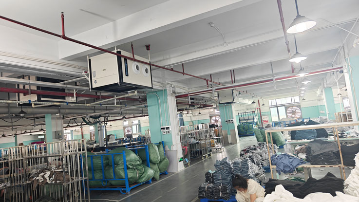 工業(yè)廠房制冷降溫，安裝工業(yè)省電空調(diào)-臥式射流